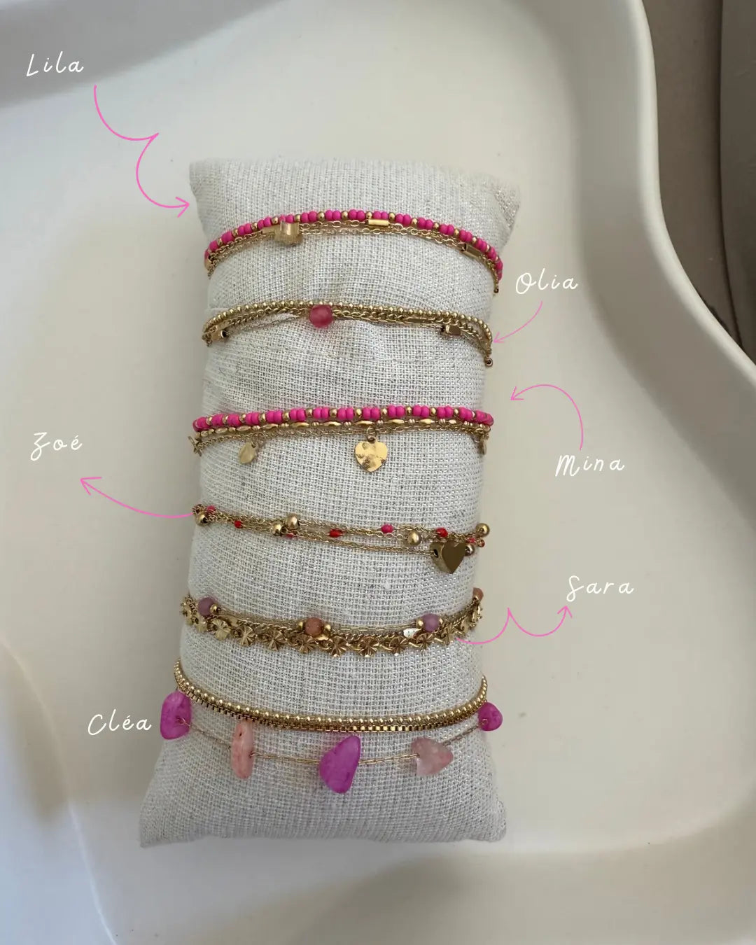 Bracelets perles LINAÉ